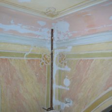 9. Hynčina 2012, kostel Sv. Stanislava. Stav po pačokování. Zodpovědný rest. MgA.D.Rohlík